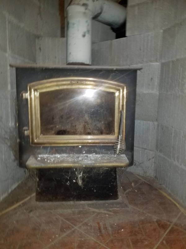 lot 39 image: Freestanding Wood Burning Fireplace