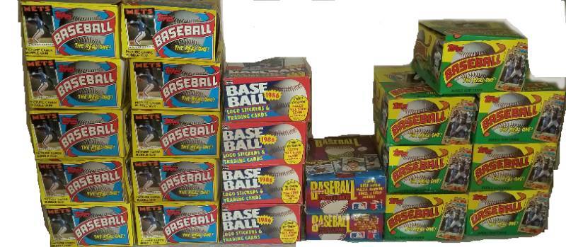 lot 7 image: Fleer Topps Donruss Leaf Baseball Cards NIB  Lot of 23