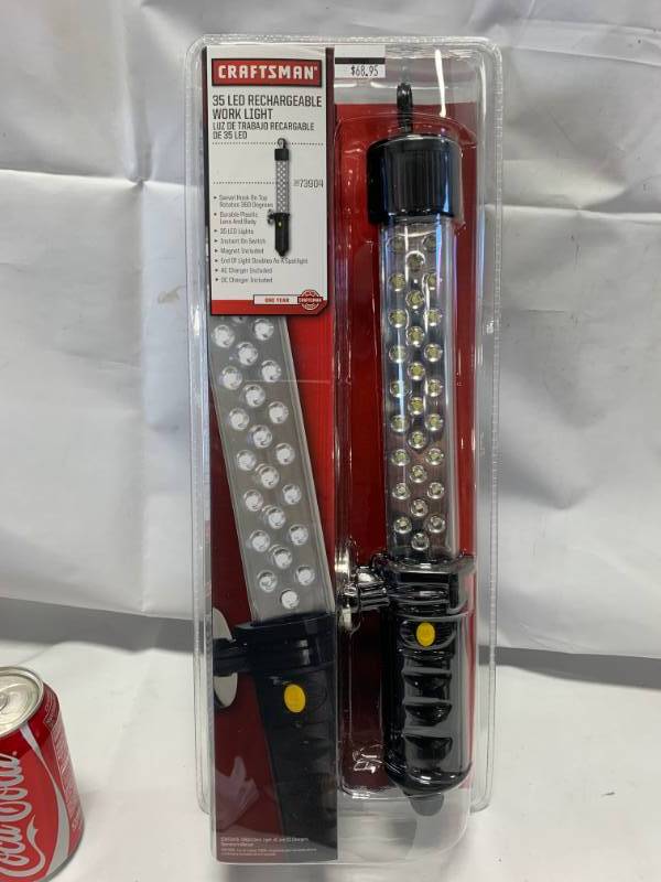 Brand New Craftsman 35 LED Rechargeable Work Light NOT TO MISS