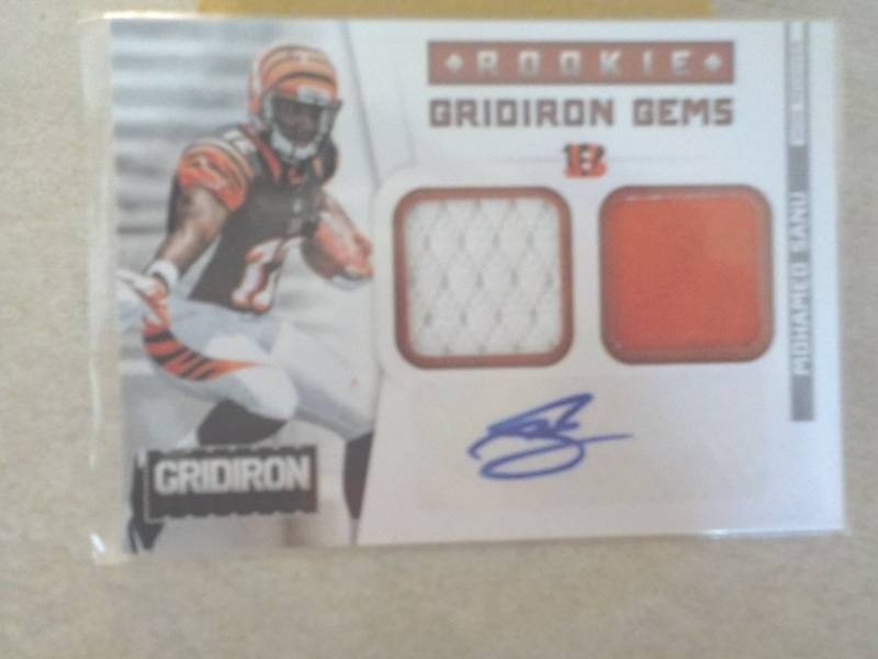 Mohamed Sanu Rookie Signed Card...
