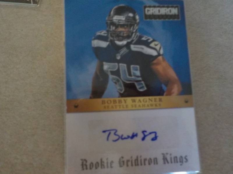 Bobby Wagner Rookie Signed Card...