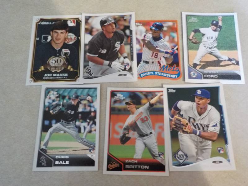7 Baseball Cards...