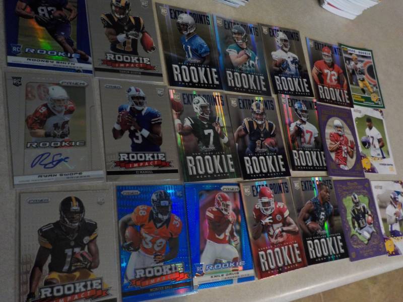 21 Football Cards...