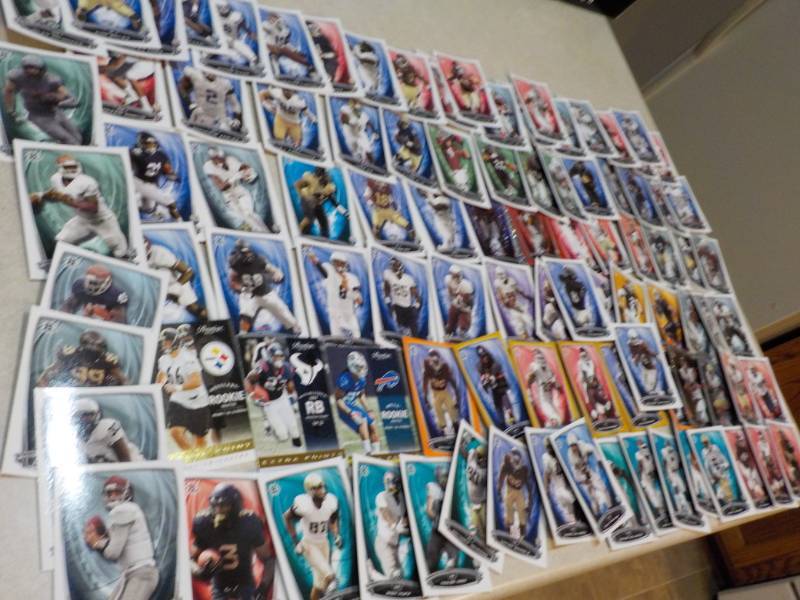 97 Football Cards...