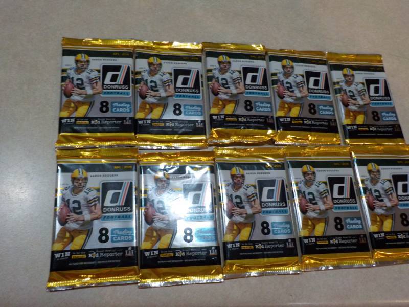 10 -8 pack Aaron Rogers Trading Car...