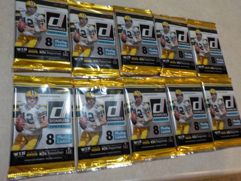 10 -8 pack Aaron Rogers Trading Car...