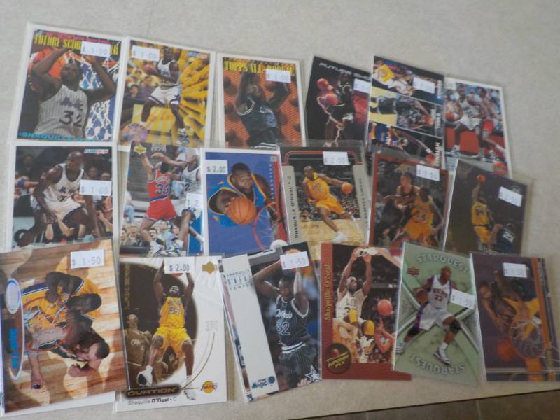 Shaquille ONeal Cards...