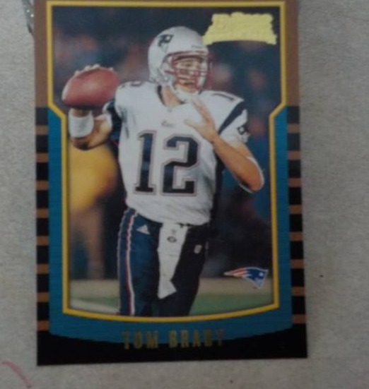 Tom Brady 2000 Bowman card...