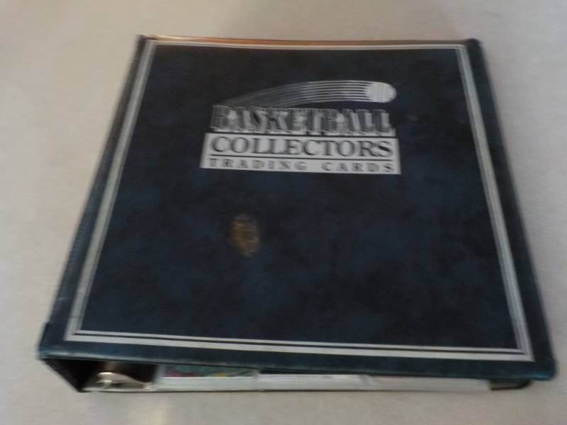 Basketball Trading Card Book with T...
