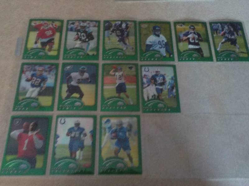 Topps Chrome Football Cards all pi...