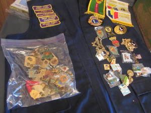 lot 103 image: Lions President Vest & Pins