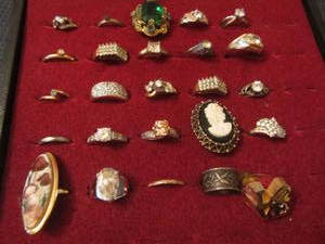 lot 121 image: Costume Rings