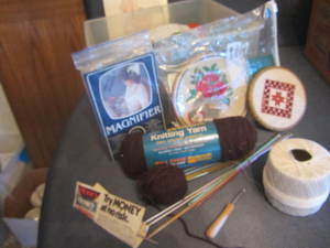 lot 233 image: Knitting & Crocheting