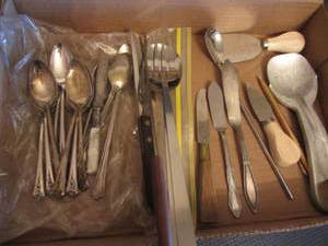 lot 229 image: Silver-plate Flatware