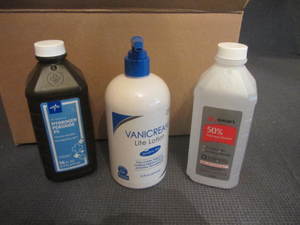 lot 220 image: Lotion, Hyd. Peroxide, Alcohol