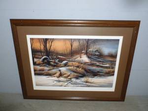 lot 1 image: Terry Redlin Print