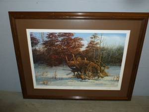 lot 2 image: Terry Redlin Print