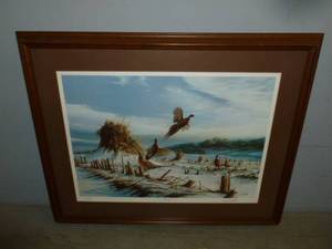 lot 6 image: Terry Redlin Print