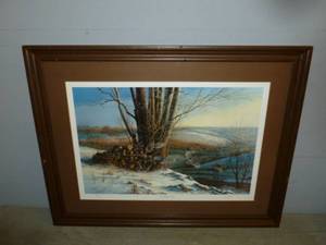 lot 7 image: Terry Redlin Print