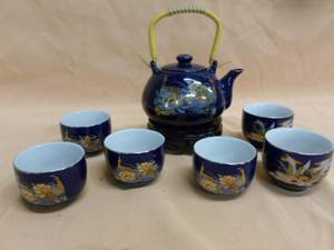 lot 107 image: Cobalt Blue Porcelain