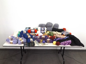 lot 14 image: HUGE Lot of Knitting Yarn and Needles