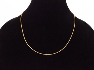 lot 56 image: 18k Yellow Gold Rope Necklace