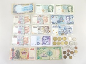 lot 67 image: Lot of Foreign Currency and Coins