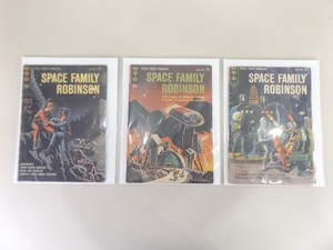 lot 76 image: Gold Key Space Family Robinson Comic Books #1, #2, and #3