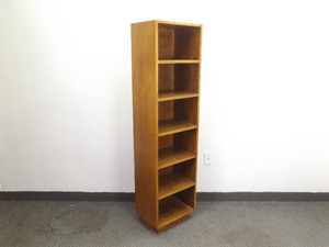 lot 89 image: Tall Antique Wood Book Shelf