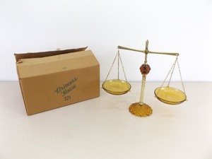 lot 91 image: Vintage New Princess House Glass Scale In Original Box