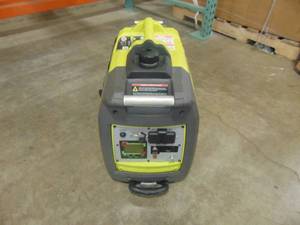 lot 145 image: Ryobi Bluetooth 2,300-Watt Super Quiet Gasoline Powered Digital Inverter Generator RYI2300BTA