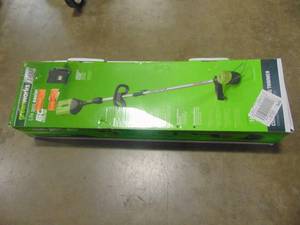 lot 147 image: Greenworks Pro 60-volt 16-in Straight Brushless Cordless String Trimmer ST60L210