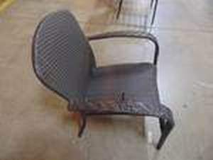 lot 308 image: Wicker Patio Chair