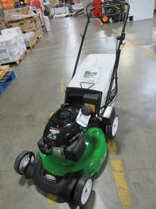 lot 243 image: Lawn-Boy 21 in. Electric Start Gas Self Propelled Mower with Kohler Engine, New In nice working condition.