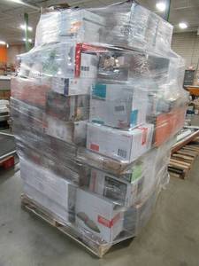 lot 245 image: WHOLESALE MIXED PALLET OF RETURNS - CEILING FANS AND LIGHTING