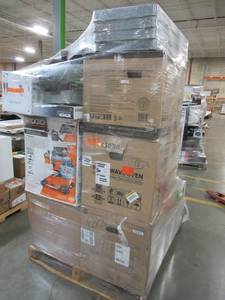 lot 246 image: WHOLESALE MIXED PALLET OF RETURNS - SMALL APPLIANCES AND TOOLS