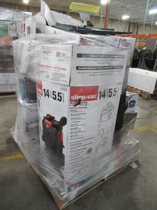 lot 247 image: WHOLESALE MIXED PALLET OF RETURNS - SMALL HOUSEWARES AND TOOLS