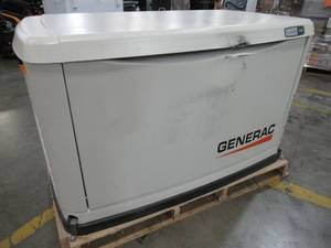 lot 248 image: Generac 11,000-Watt (LP)10,000-Watt (NG) Air Cooled Standby Generator - Slightly Dented - NEW OUT OF BOX