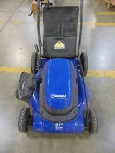 lot 331 image: Kobalt 13-Amp 21-in Corded Electric Lawn Mower KM210-06