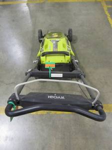 lot 338 image: Ryobi 40V 20in. Brushless Mower- Battery & Charger Not Included RY40108