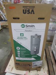 lot 347 image: A.O. Smith Signature 40-Gallon 40000-BTU Natural Gas Water Heater G6-S4040NVR