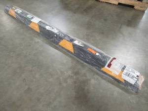 lot 413 image: Vestil 71 34 Recycled Black Rubber Car Stop, CS-33-BL - New