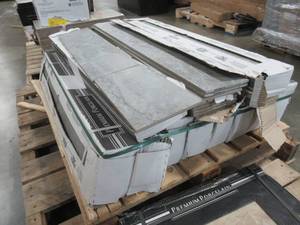 lot 454 image: MSI Alicante Grigio 6 in. x 36 in. Glazed Porcelain Floor and Wall Tile (13.5 sq. ft. 9 Pieces case) - 11 Cases