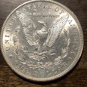 1891-S Morgan Silver Dollar...
