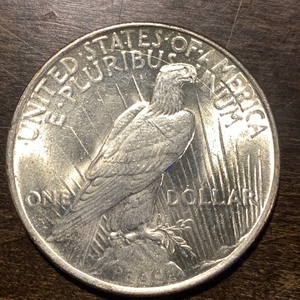 1924 Peace Silver Dollar ...