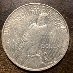1927-D Peace Silver Dollar ...