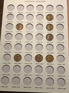 Lincoln Penny Coin Book, Includes ...