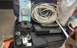 lot 7 image: Suitcase Full Of Home Security Systems, Cameras & Related Misc.