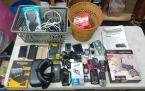 lot 8 image: Cell Phones, Chargers, Cases & More
