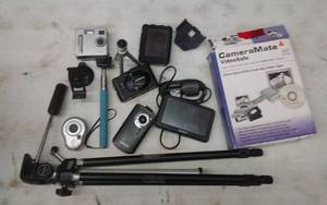 lot 9 image: Cameras, Tri-Pods, 2-GPS Units